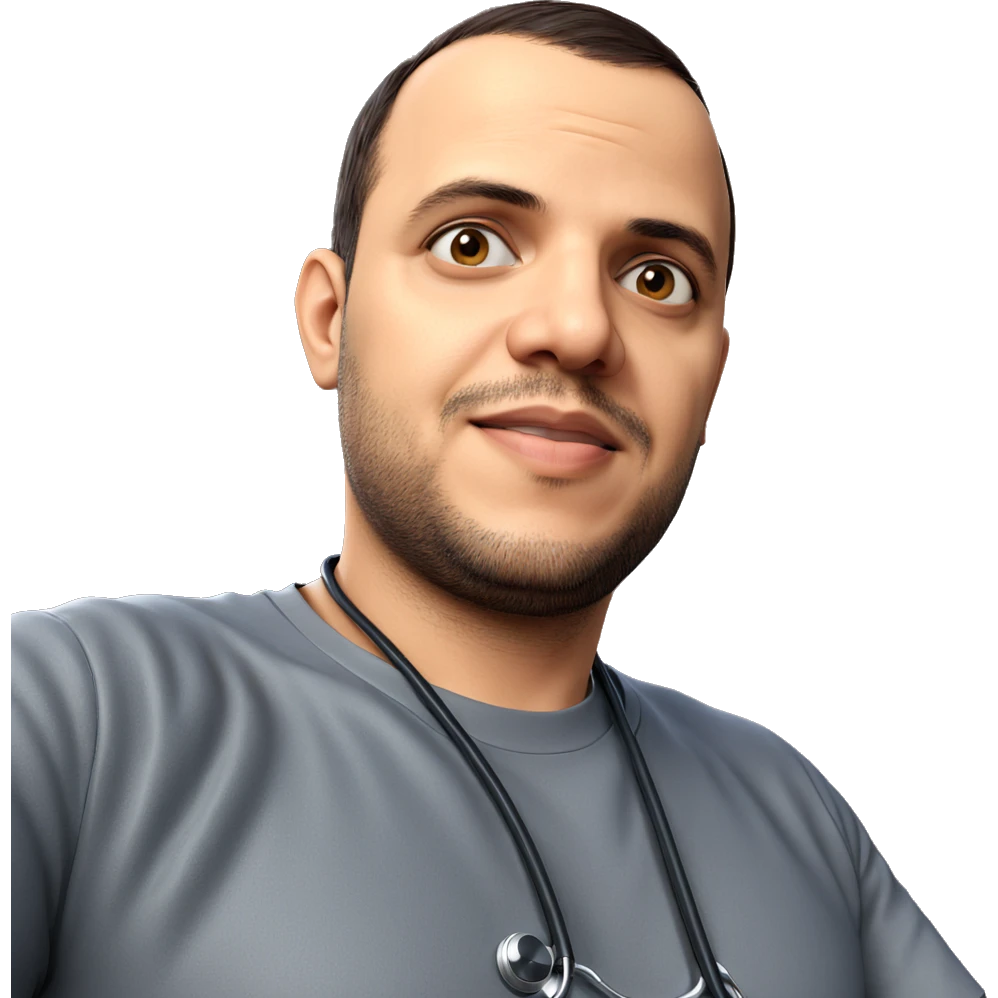 male doctor with stethoscope emoji