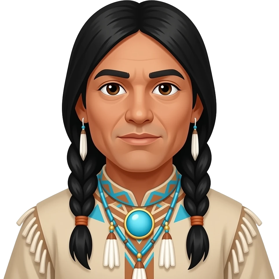 Native American man emoji