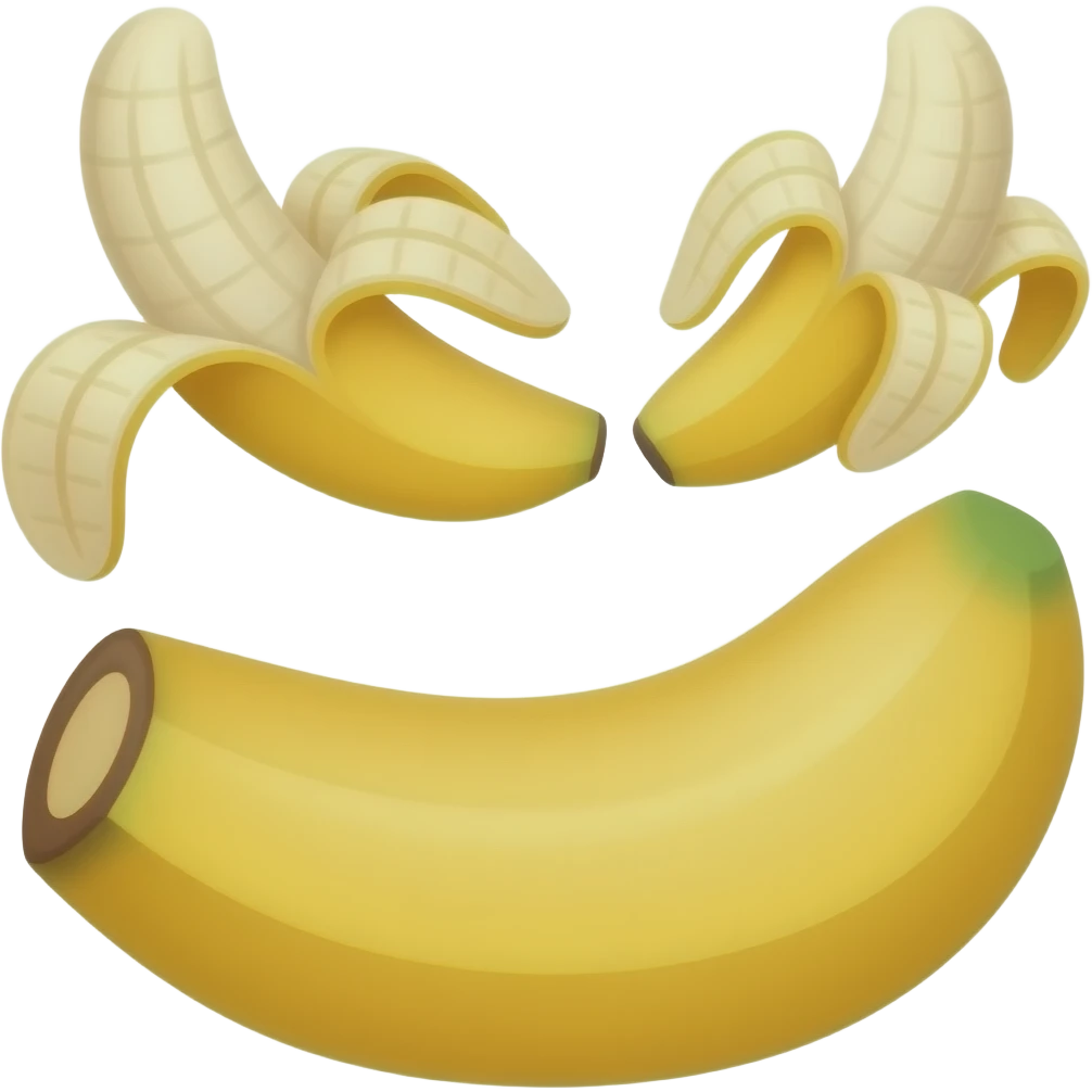 2 banana treat  2 with some differences emoji
