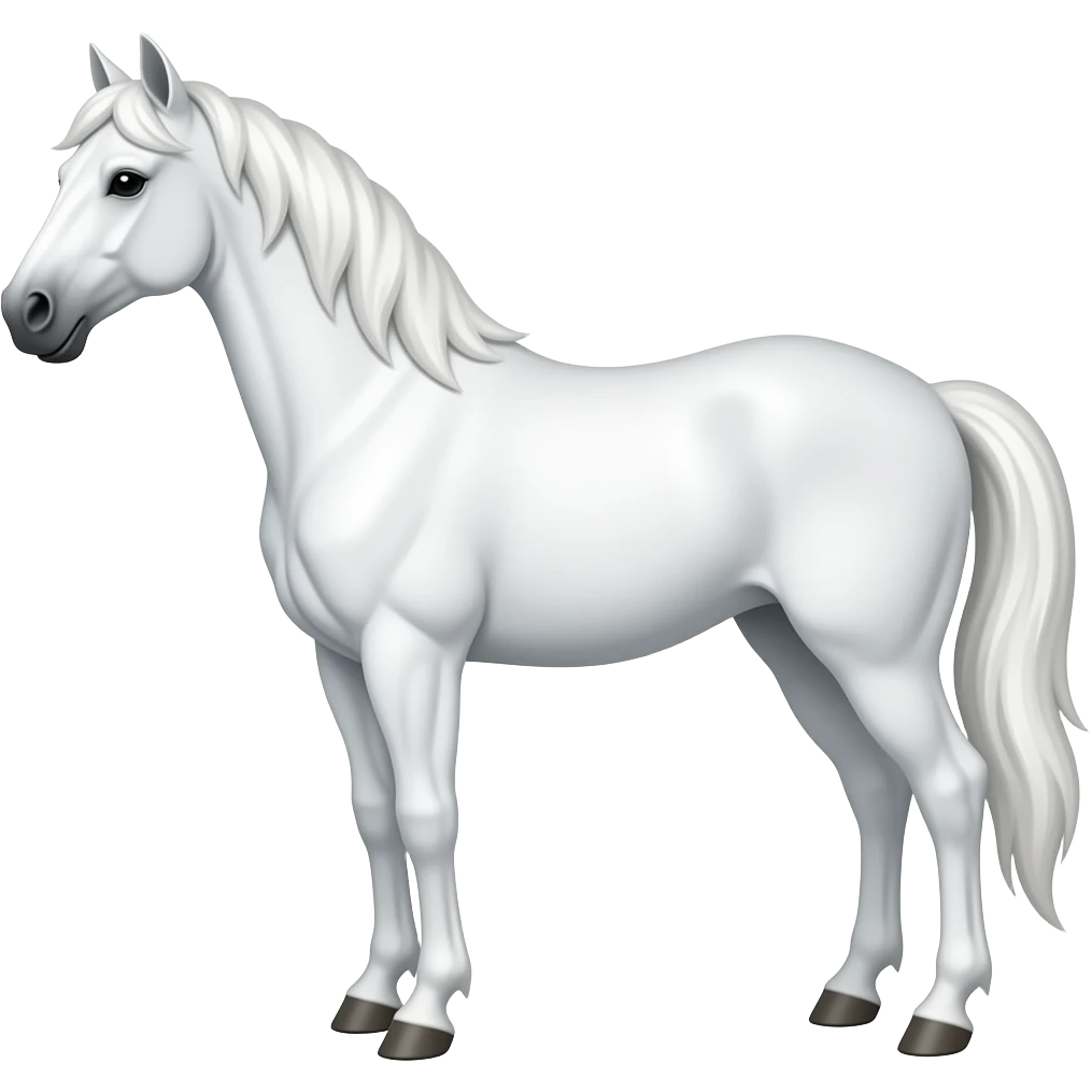 horse_white_1 emoji