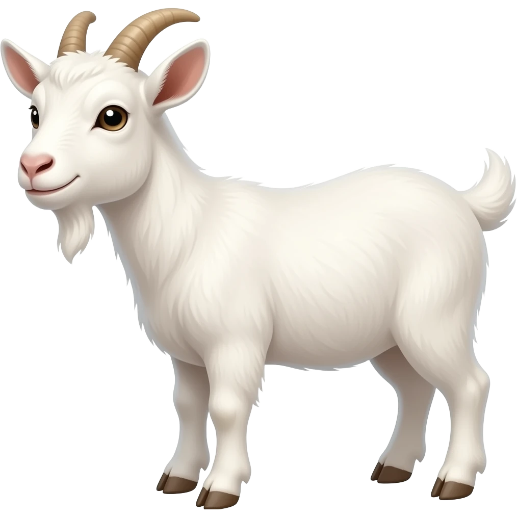 A white mini caprio emoji