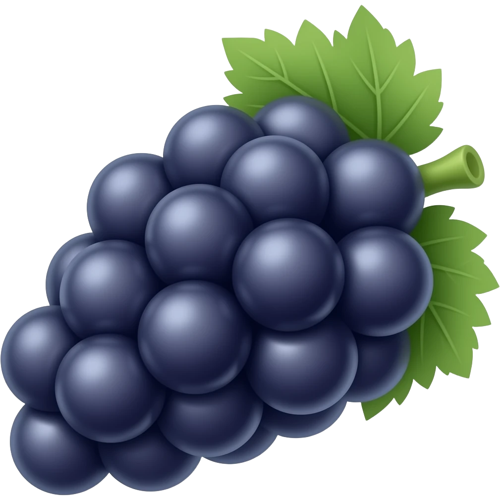 black grape emoji