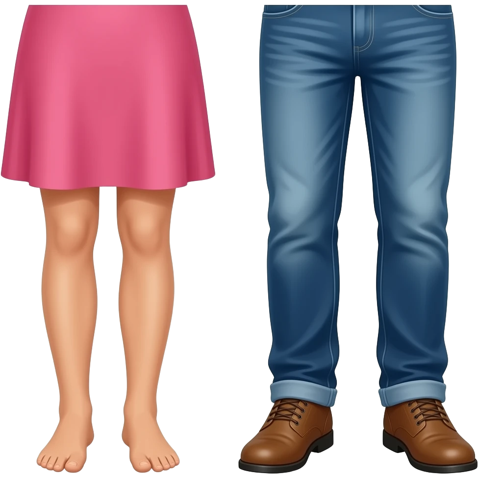 Woman et homme des pieds emoji