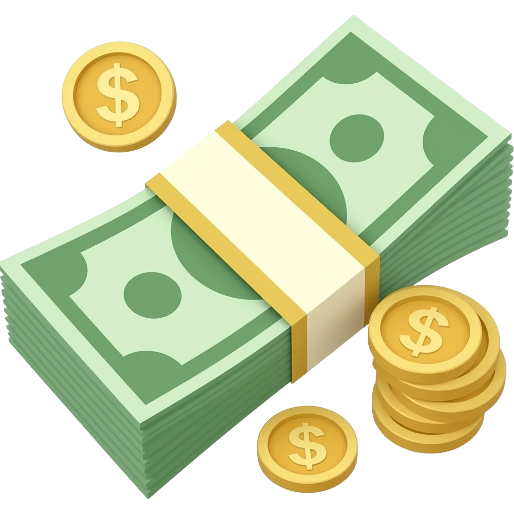 Деньги купюры emoji