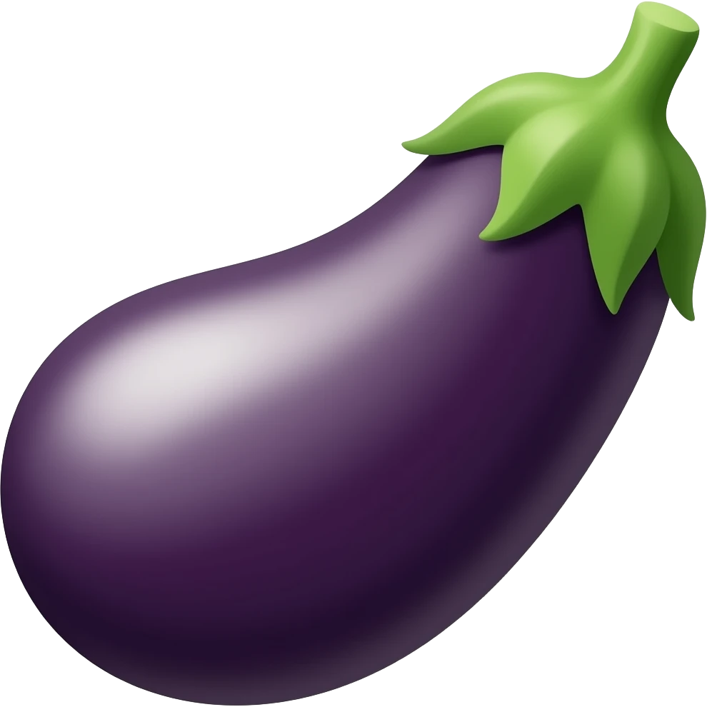 eggplant emoji