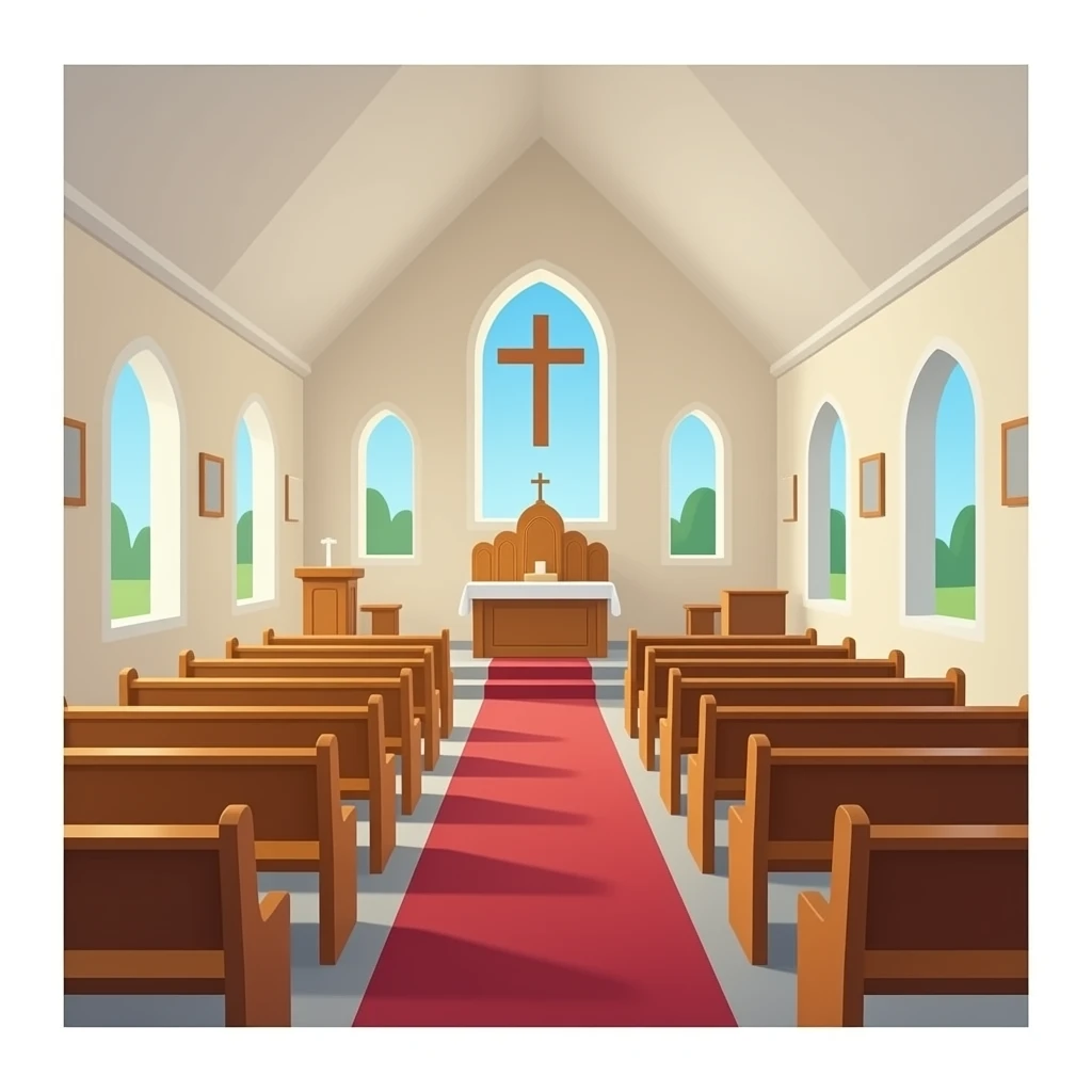 church benches emoji