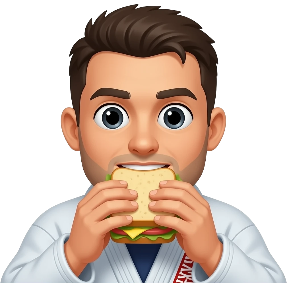 Bjj comiendo emoji
