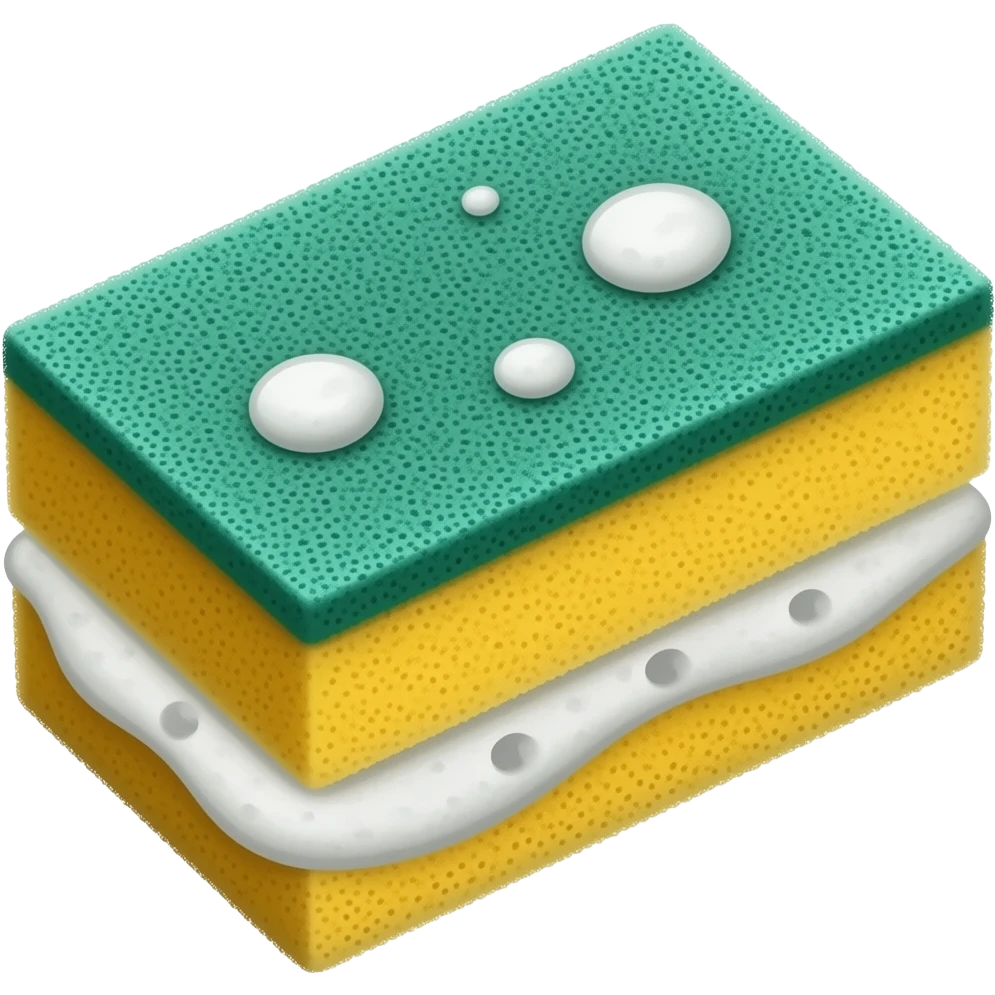 Cleaning sponge cellulose emoji