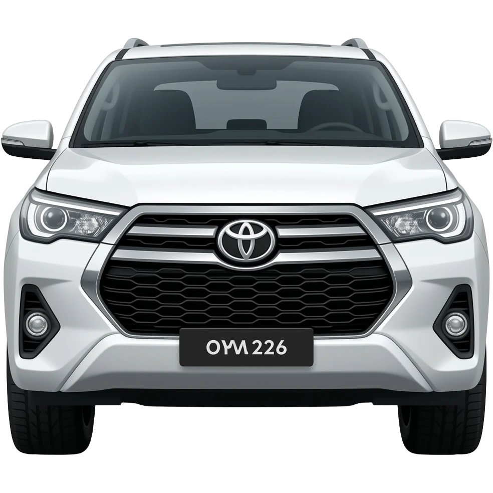 Fortuner emoji 2026 model white emoji