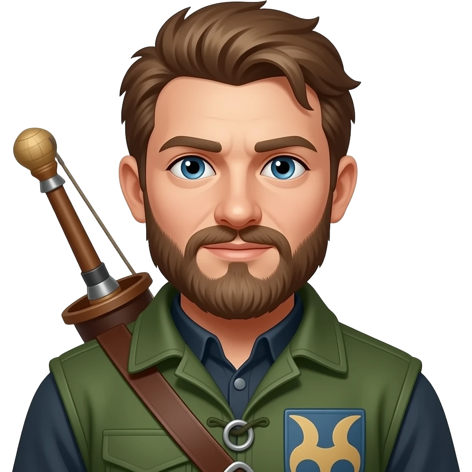 A medieval ranger emoji