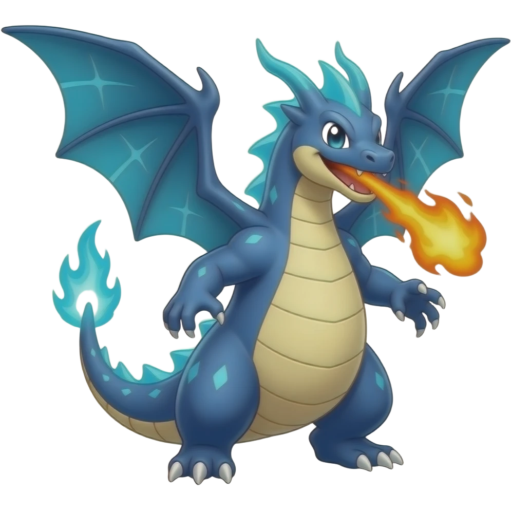 Charizard Mewtwo mix try again emoji