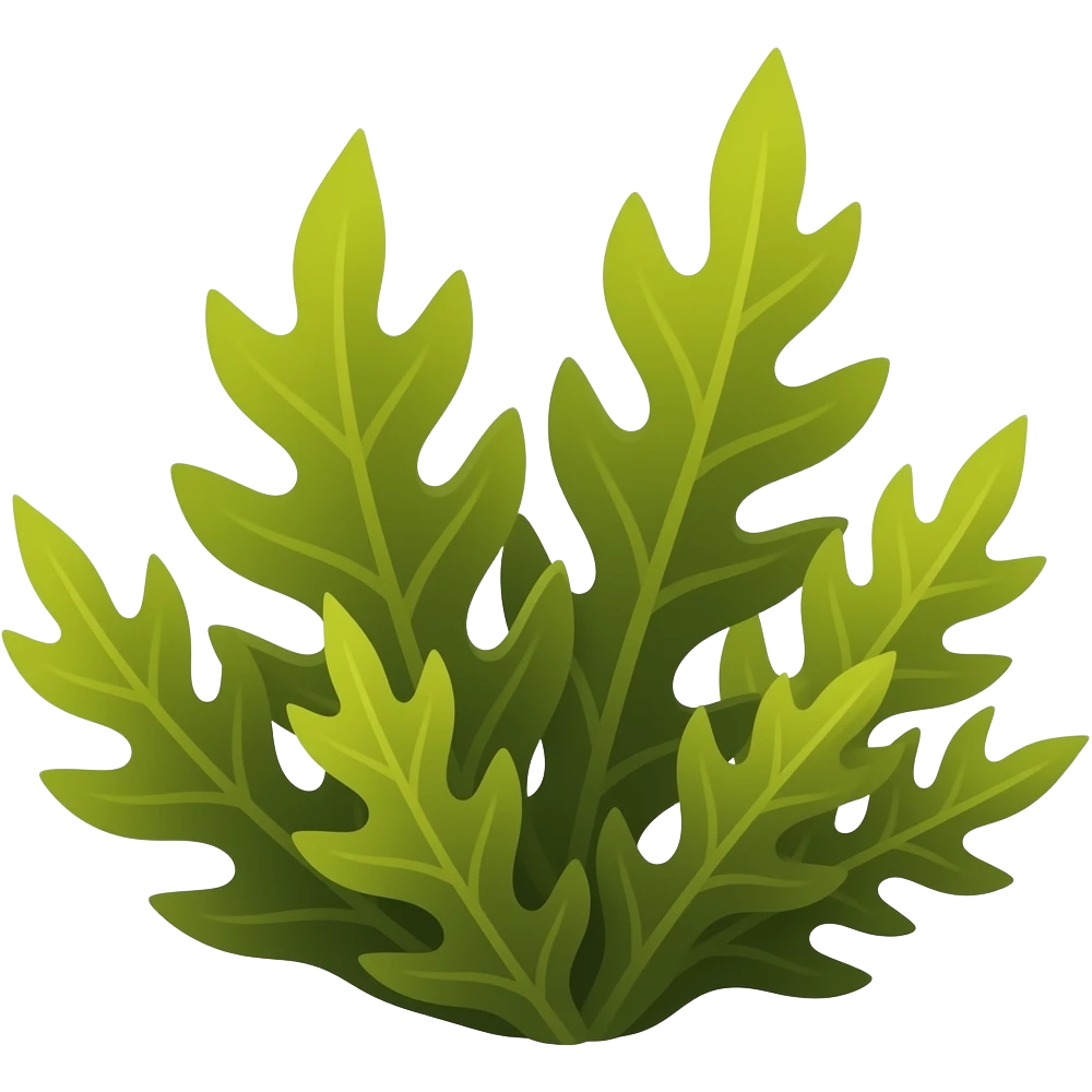 crea un emoji de un alga marina vertical emoji