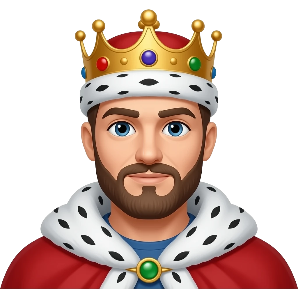 A king white DTB dosent trust anyone emoji