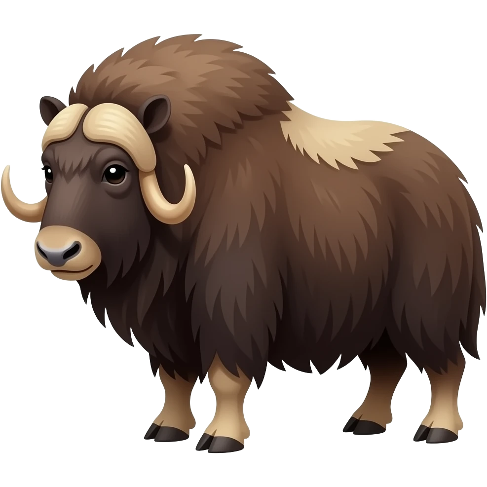 Muskox emoji