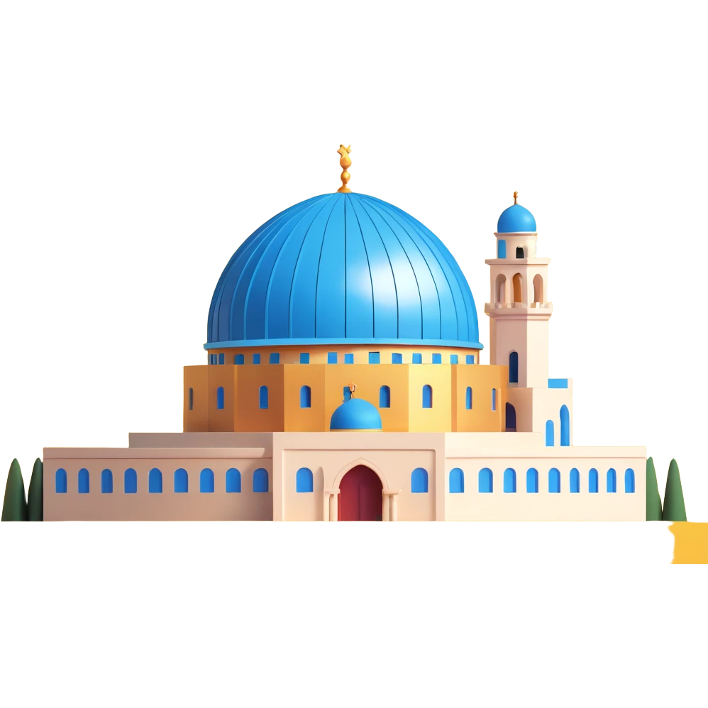 Dome of the rock, Jerusalem emoji