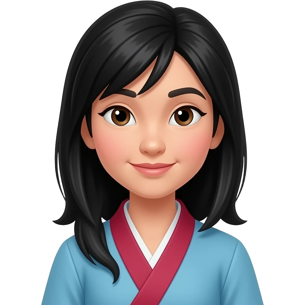 Mulan from Disney Princess emoji