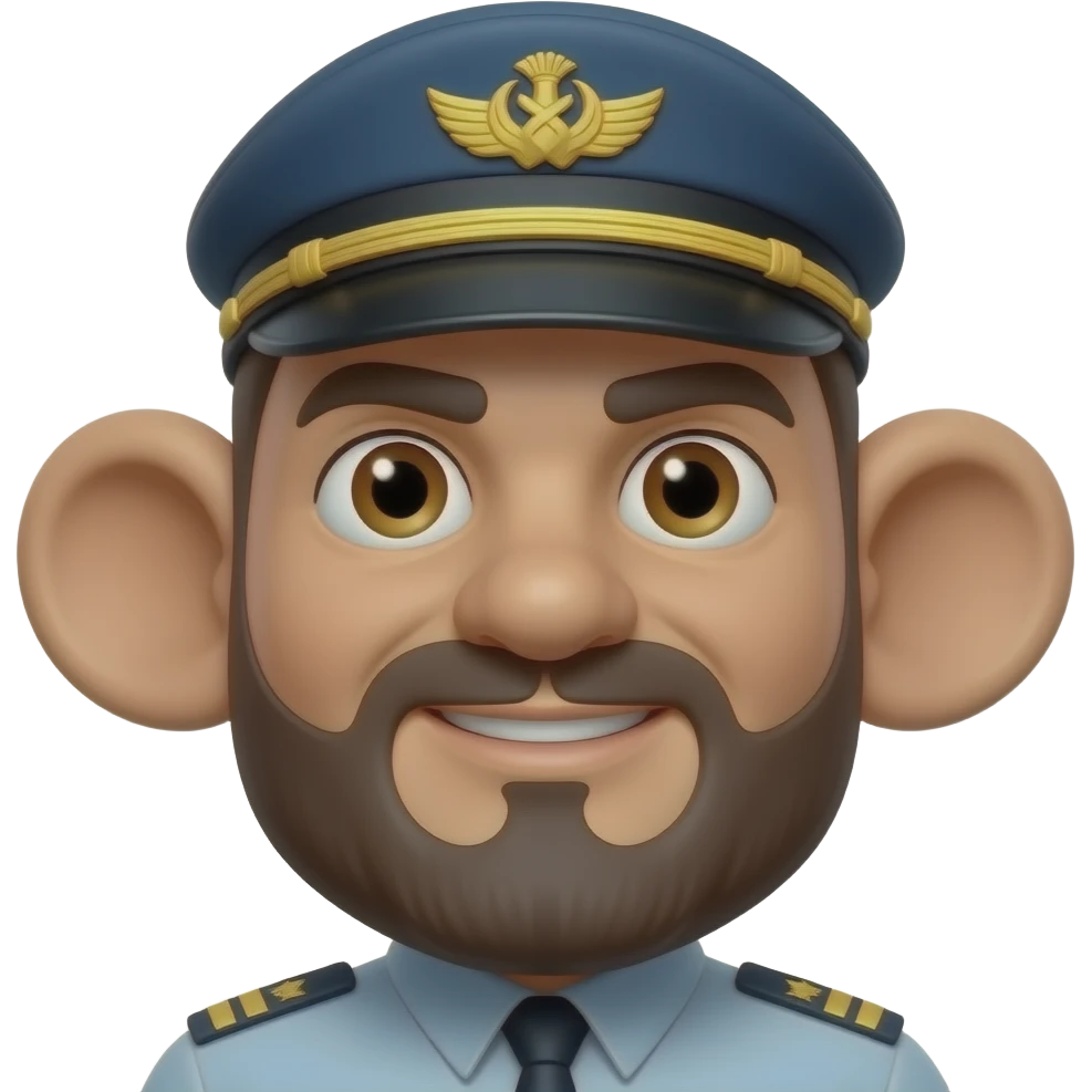 Make it with Captain Chevron’s and with bigger ears emoji