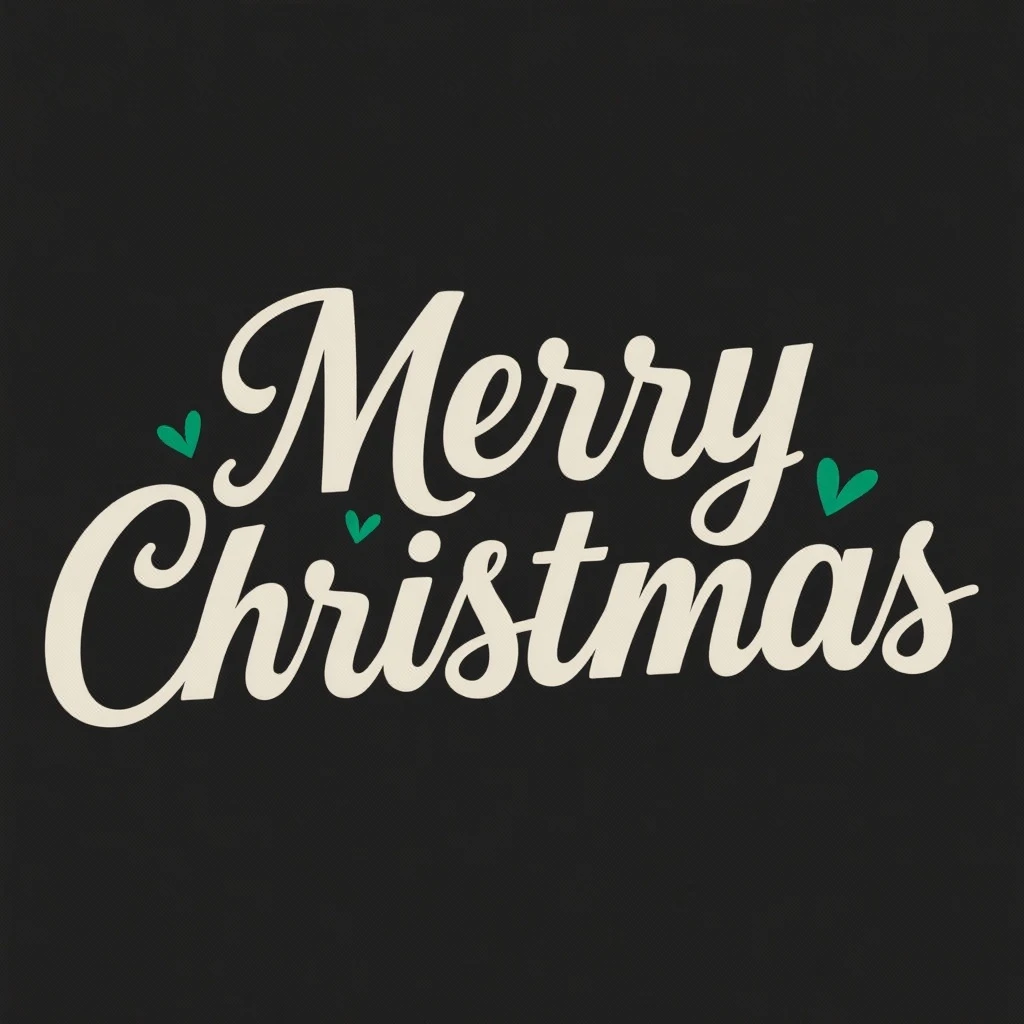 Merry christmas text, remove background emoji