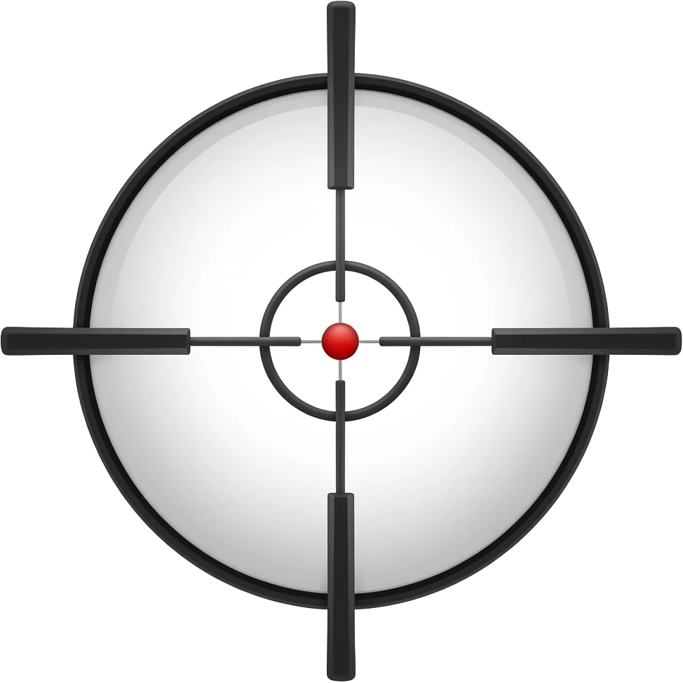 crosshair black minimal emoji