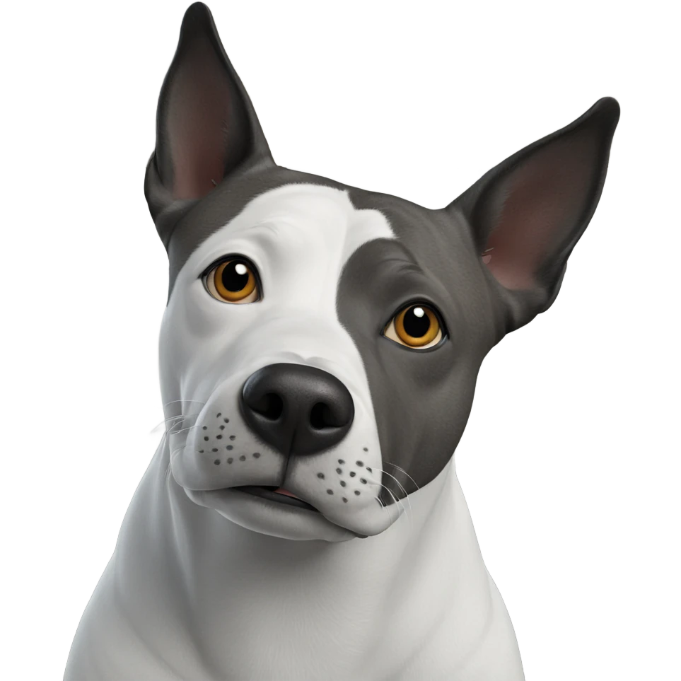 realistic animal on grey background emoji