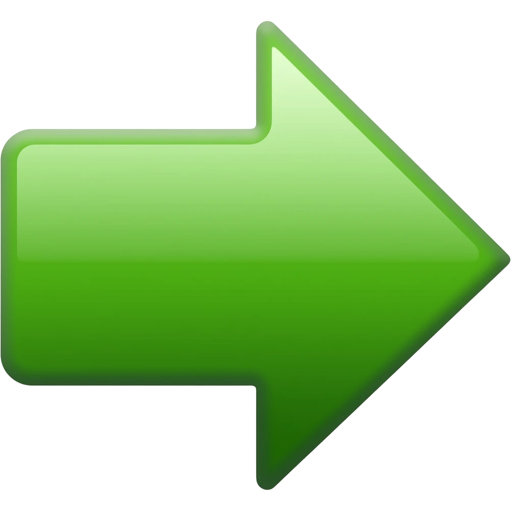 De flechas  verdes emoji