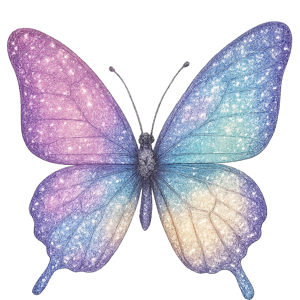 sparkly butterfly emoji