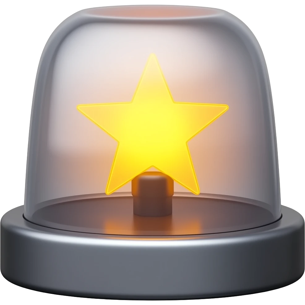 quiero un emoji en 3d de este icono "🚨" emoji