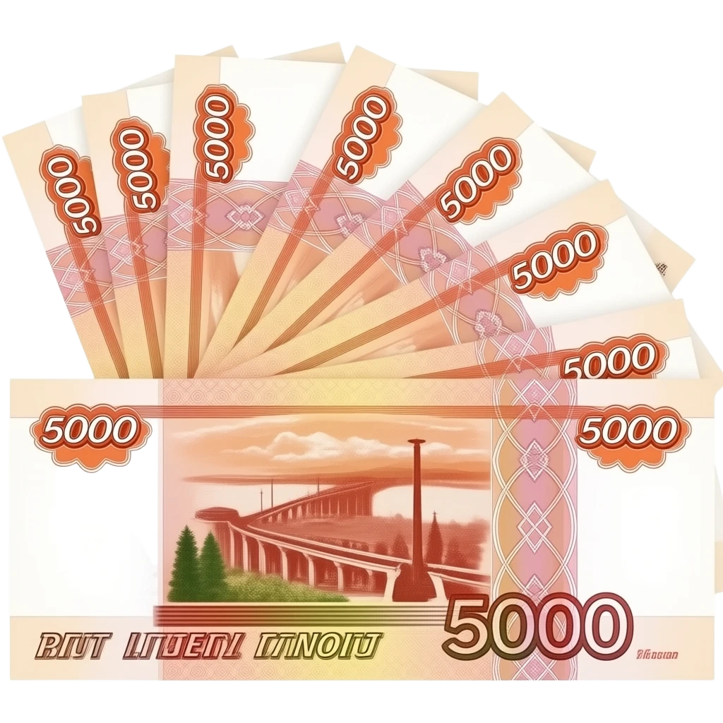 5000 рублей купюры emoji