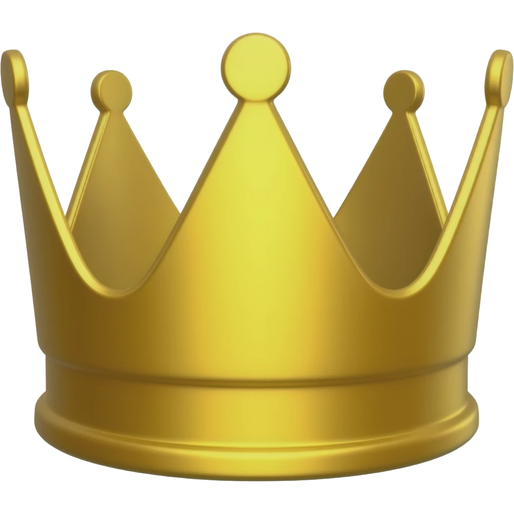 golden crown emoji