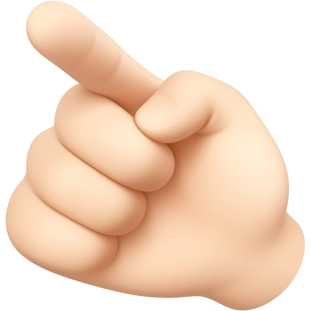 pointer du doigt emoji