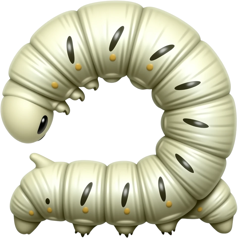 Mulberry Silkworm emoji