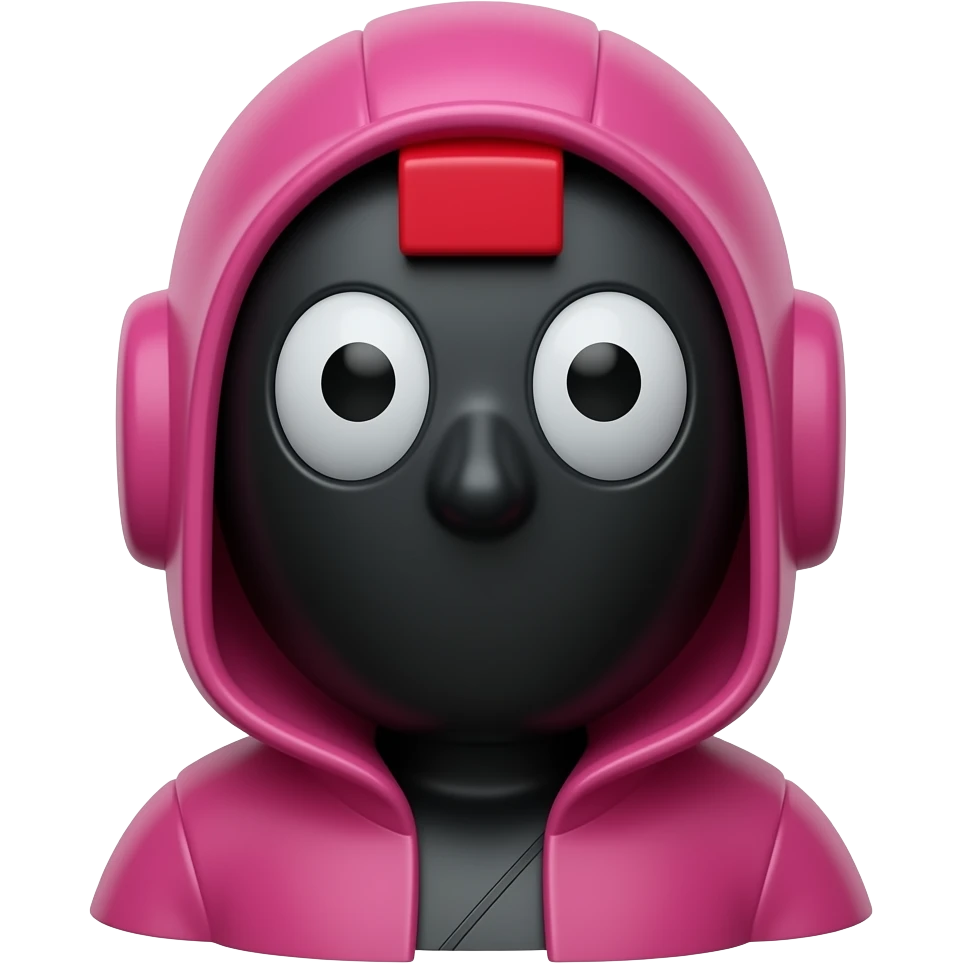 pink guard squid game emoji
