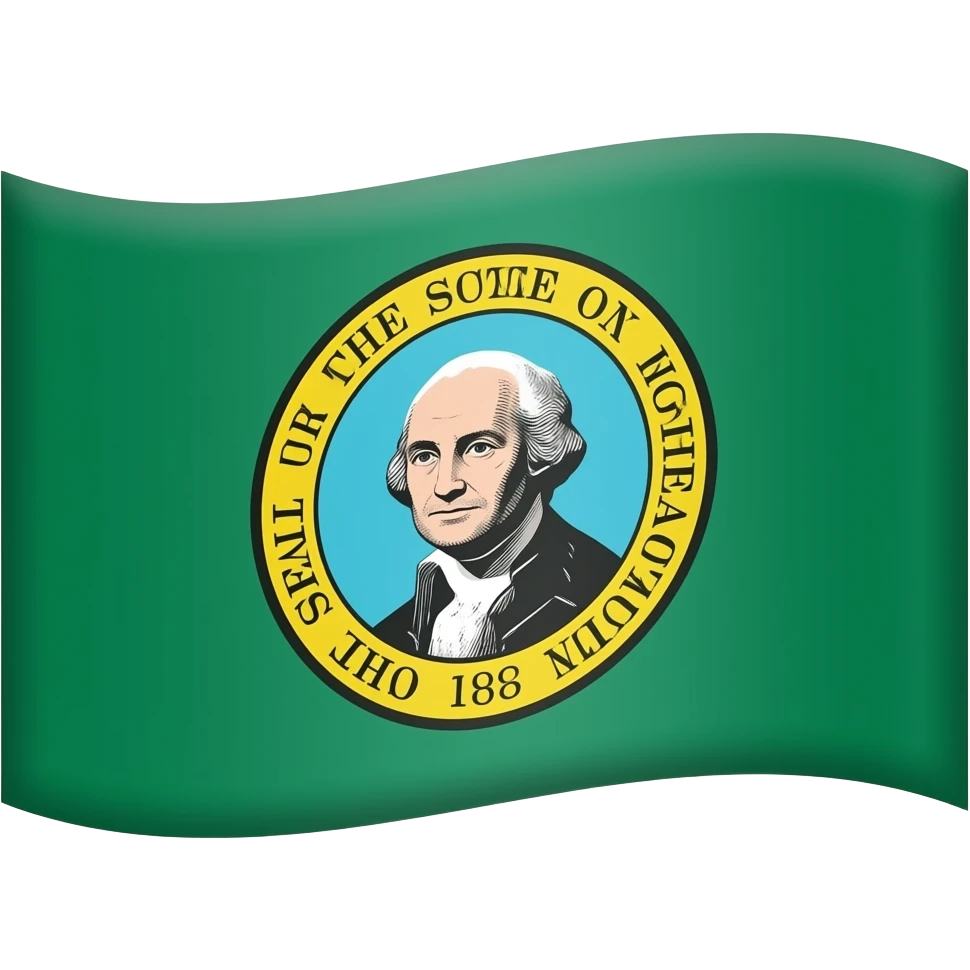 Washington flag emoji emoji