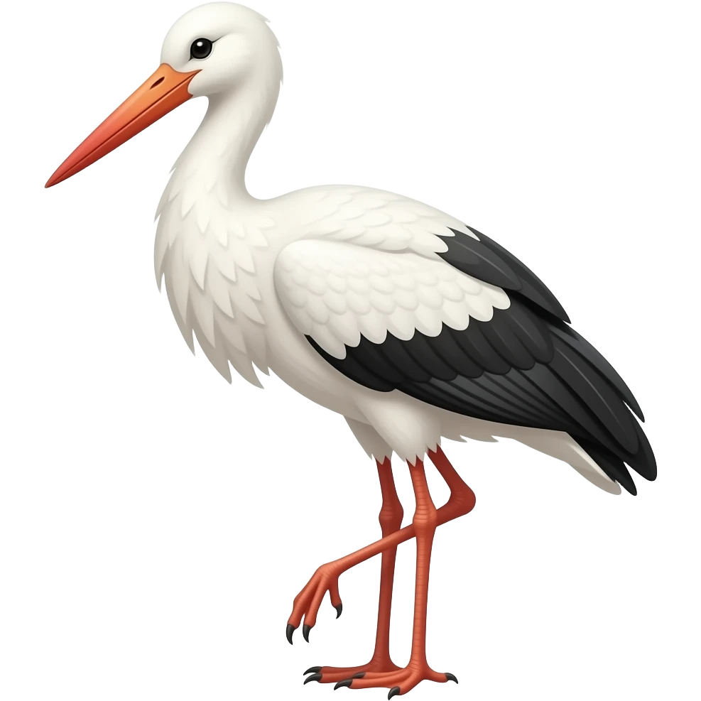 Stork emoji emoji