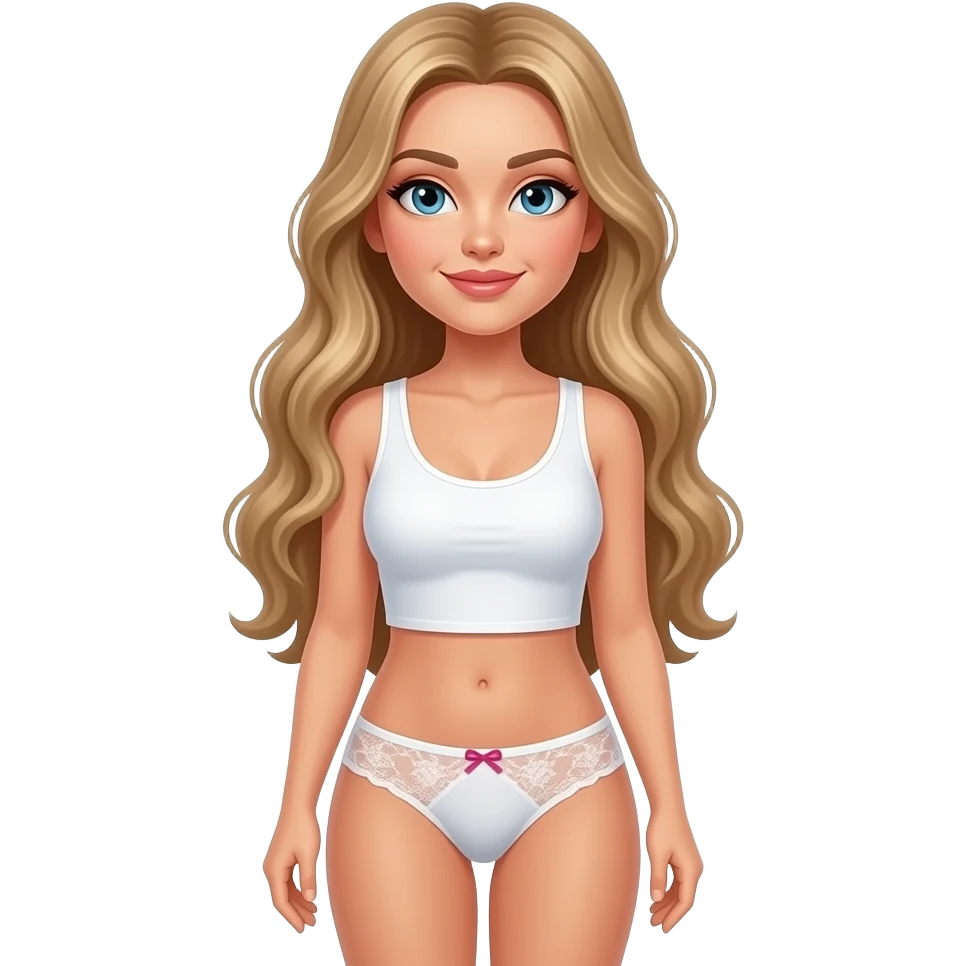 예쁜여자 팬티만 입은 emoji