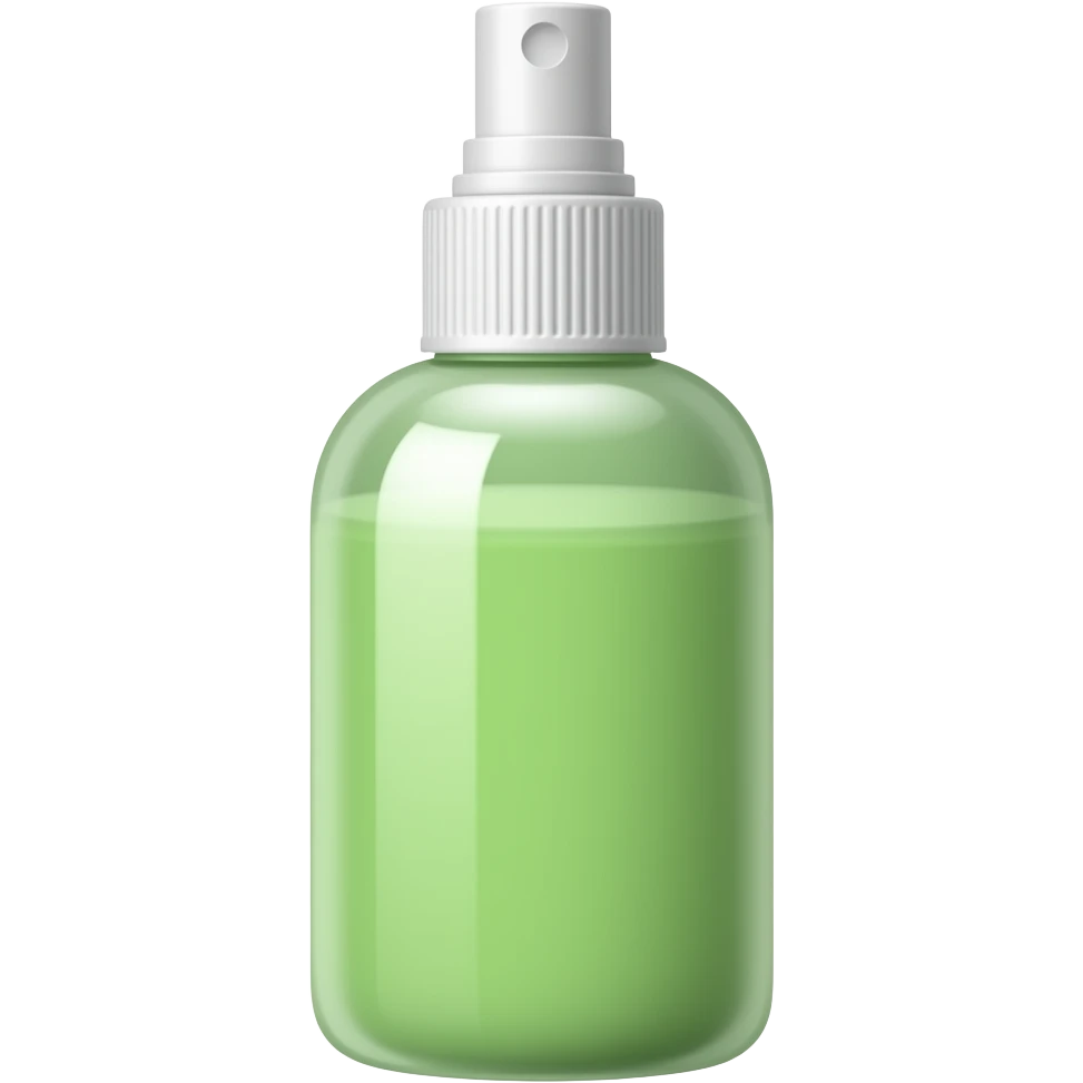 Light green spray bottle emoji