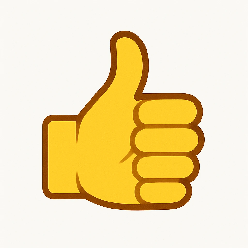 thumbs up emoji emoji