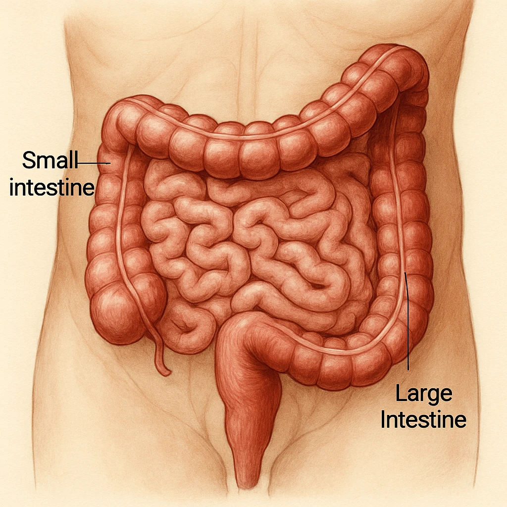 intestino umano anatomico emoji