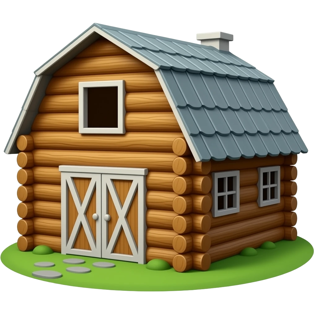 log barn emoji emoji