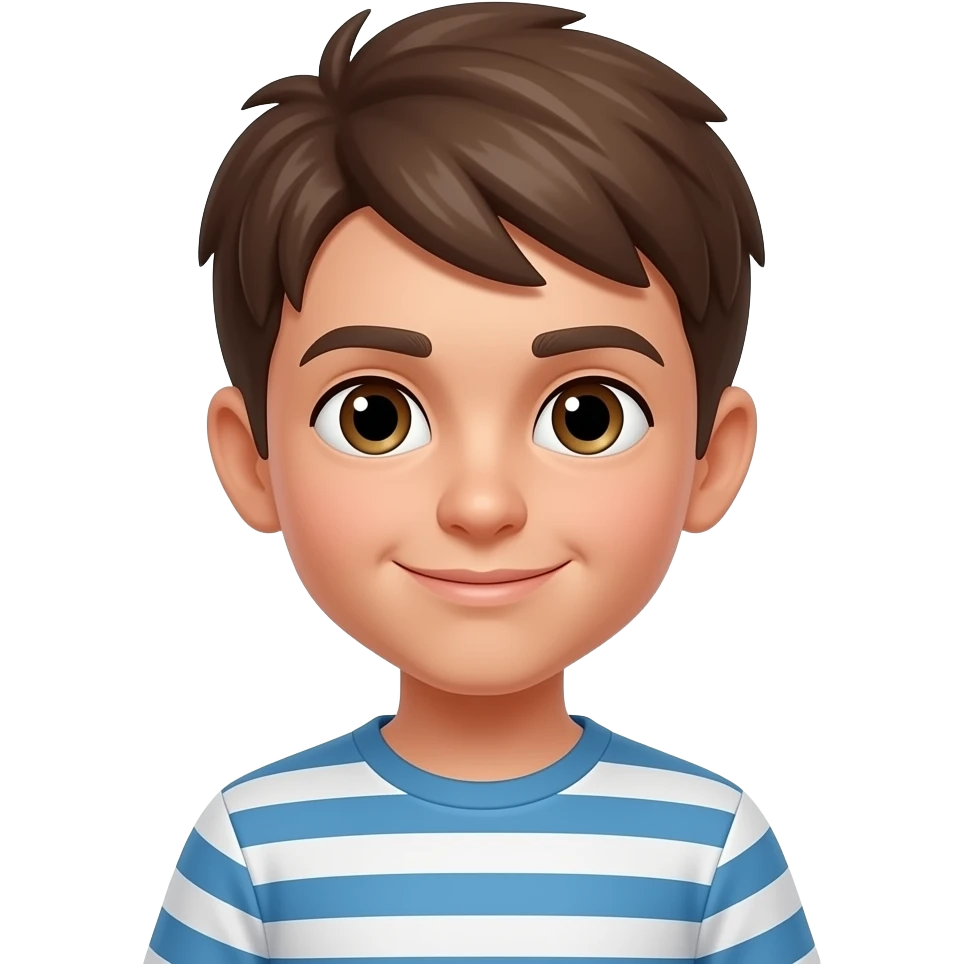 boy taking sun emoji
