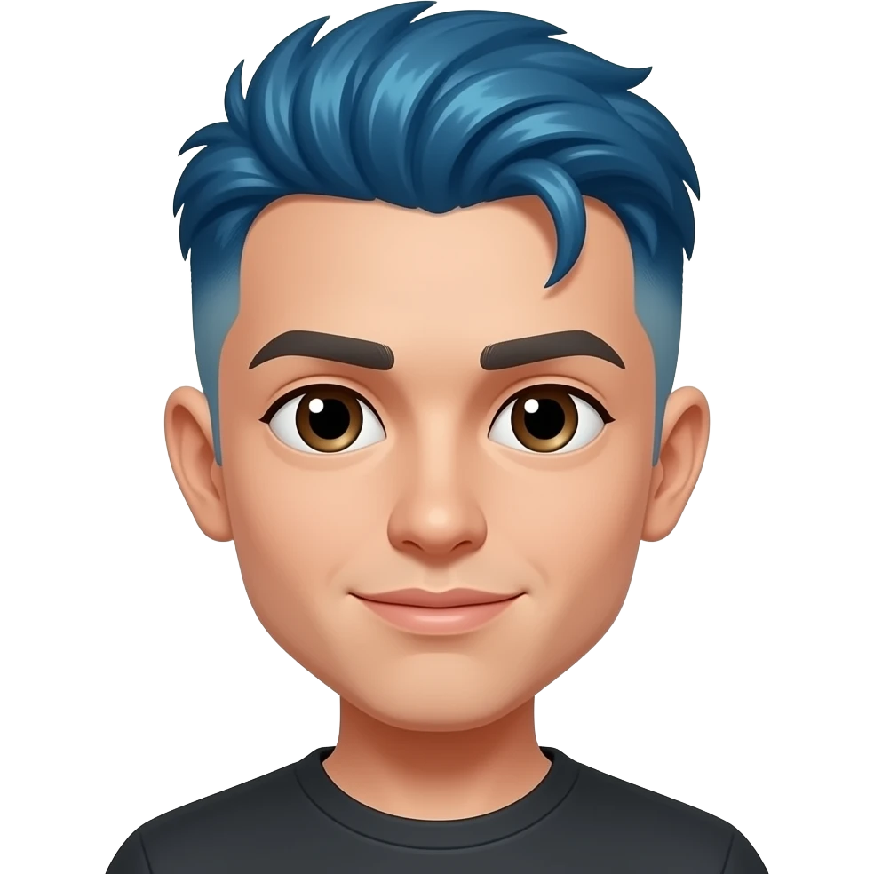 Blue Chink Fade emoji