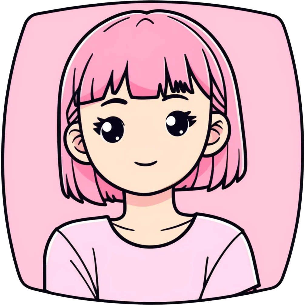 Pink aesthetics emoji