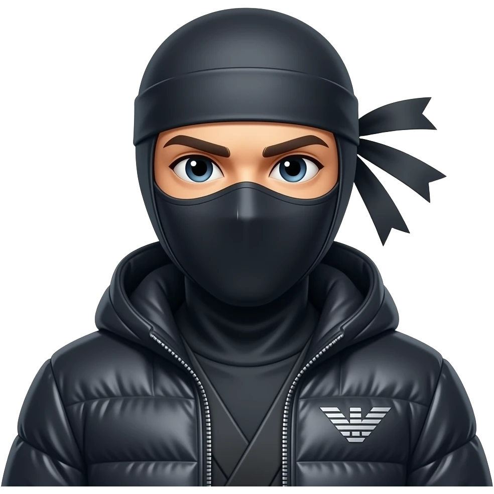 Emoji de um ninja da empório Armani emoji
