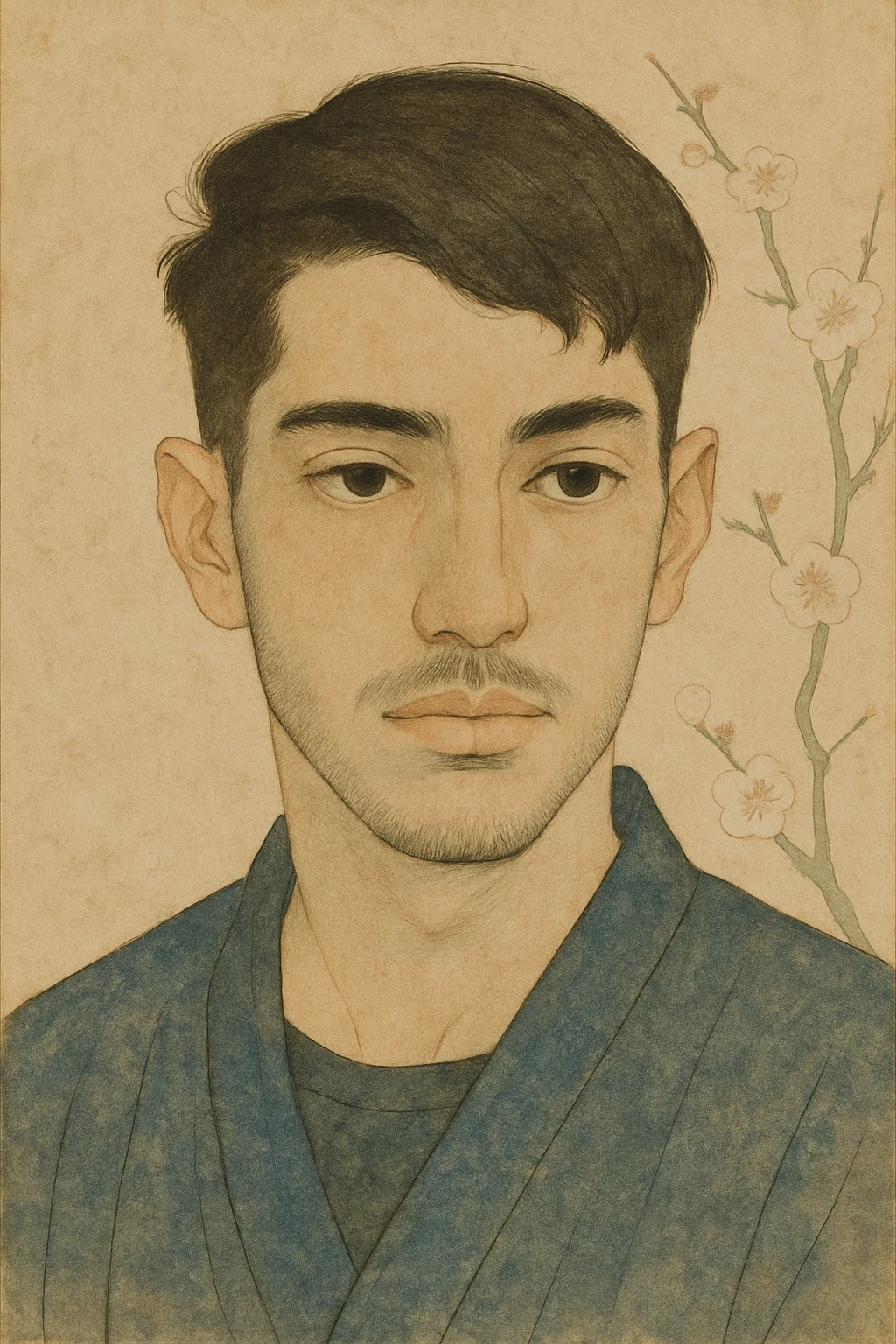  this picture in nihonga style emoji