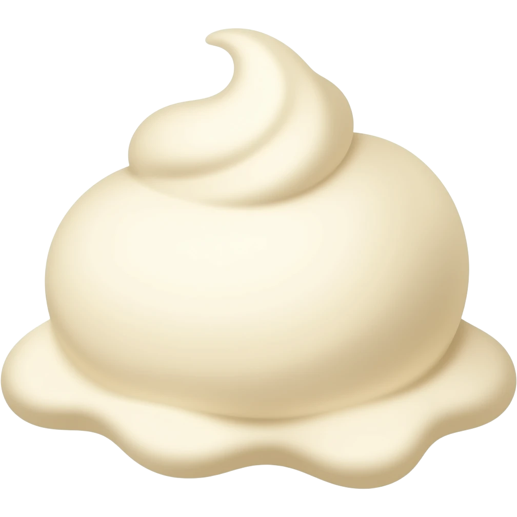vanilla ice cream emoji