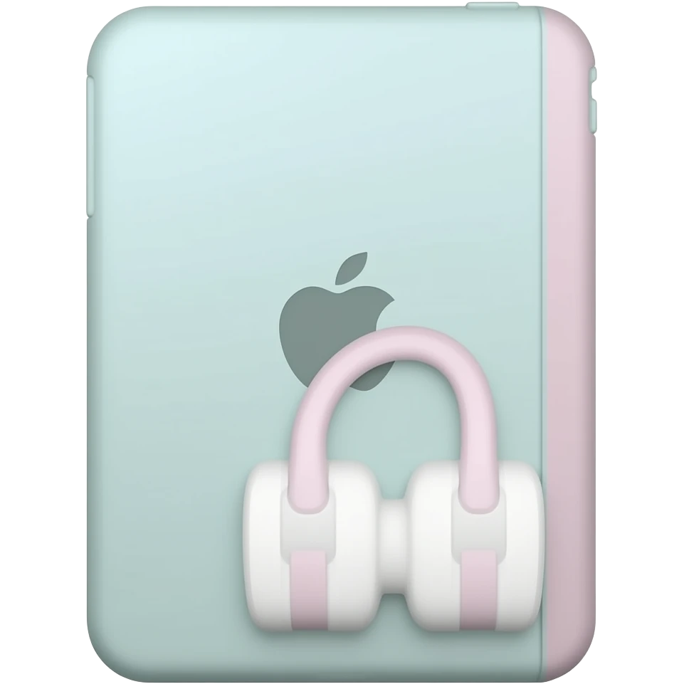 soft green pink school ipad for study, transparent background inspired by barbie colour pallete emoji