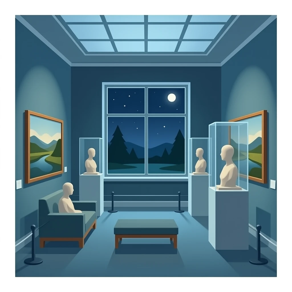 sala de museo emoji