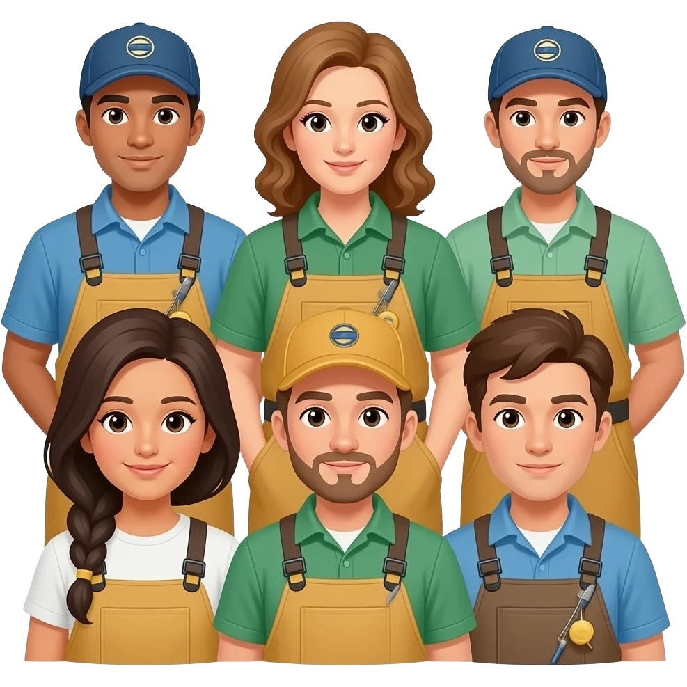 group of fishermen emoji