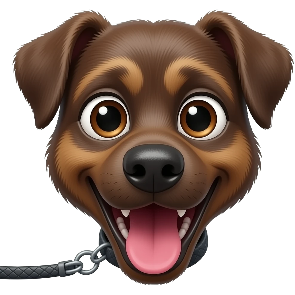 흑인 하지만 목줄을 차고 짖고있어야돼 emoji