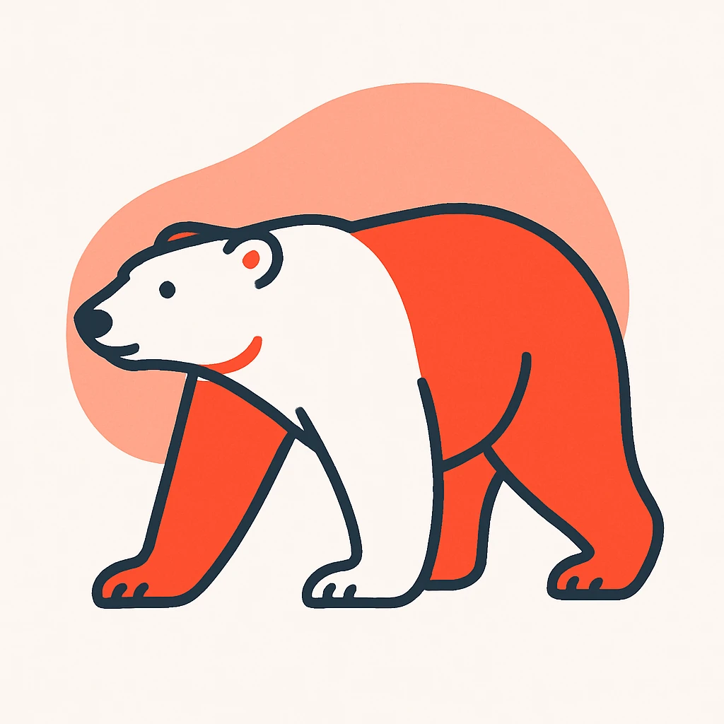 Polar bear emoji